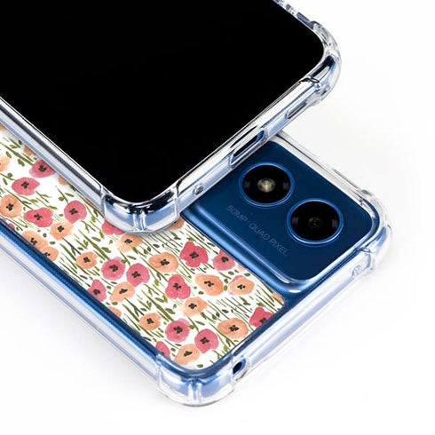 Bouffants and Broken Hearts Wild Garden Moto G 5G (2024) Clear Case